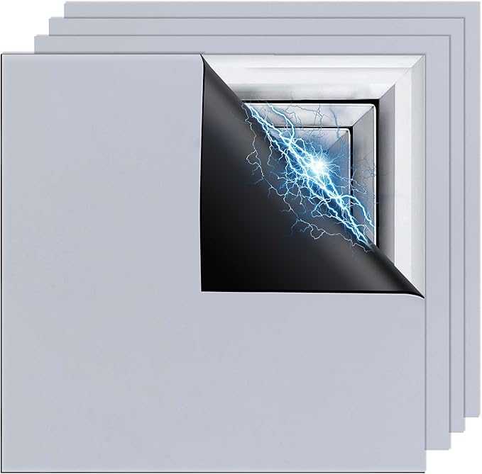 4 Pcs 13.4'' x 13.4'' Strong Magnet Vent Covers, 63Mil Extra Thick Magnetic by LFUTARI