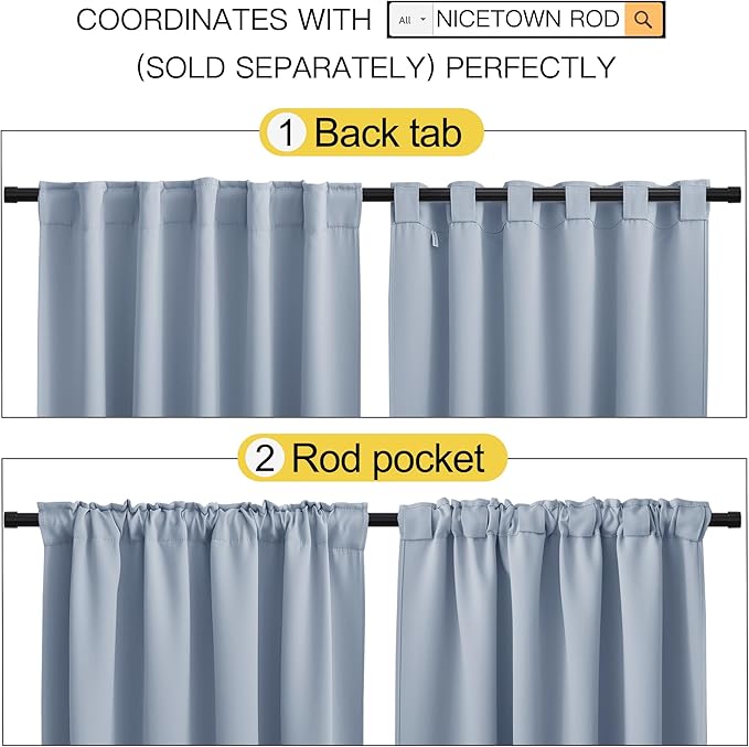 NICETOWN Blackout Curtains and Draperies - Image 3