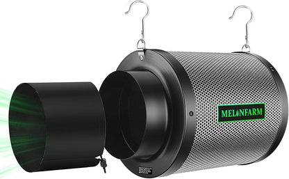 MELONFARM 6" Air Carbon Filter Smelliness Control by MELONFARM