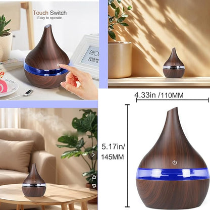 FULLBELL Cool Mist Humidifier, 10-20 Hours Runtime, 7 Color Lights, 2 Modes - Image 4