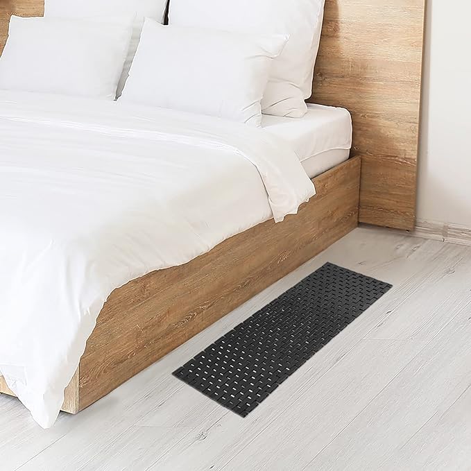 Bambo Bath Mat Bathroom Runner Long Large Rugs Floor Wood Shower Bathtub - Image 5