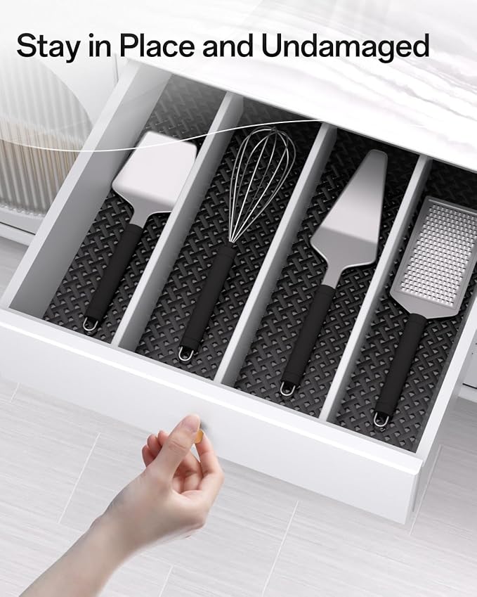 Shelf and Drawer Liner for Kitchen Cabinet, Non-Adhesive 18in x 120in - Image 8