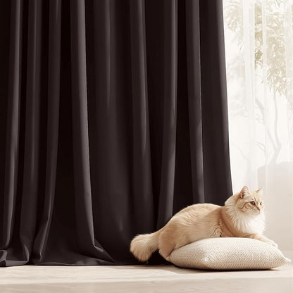 RYB HOME Outdoor Curtains for Patio Waterproof Tab Top Block Sunlight Thermal - Image 5