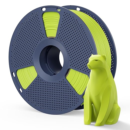 Matte PLA Filament 1.75mm Lime Green Color, 1kg SUNLU 3D Printer Filament by YOOPAI