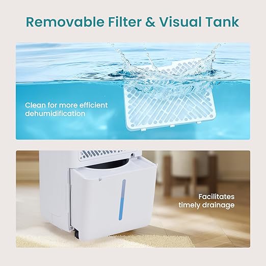 OLIXIS 3, 500 Sq. Ft Dehumidifier, 50 Pints Dehumidifier - Image 9