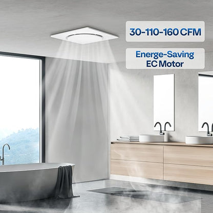 VIVOHOME AutoFlow Bathroom Exhaust Fan - Image 2