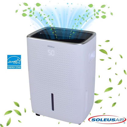 Soleus Air 35 Pint Dehumidifier, Energy Star Rated 2, 500 Sq Ft, - Image 3