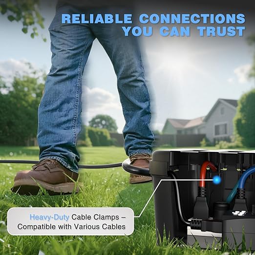 Flemoon Large Outdoor Electrical Box, IP54 Waterproof Extension Cord Cover - Image 9
