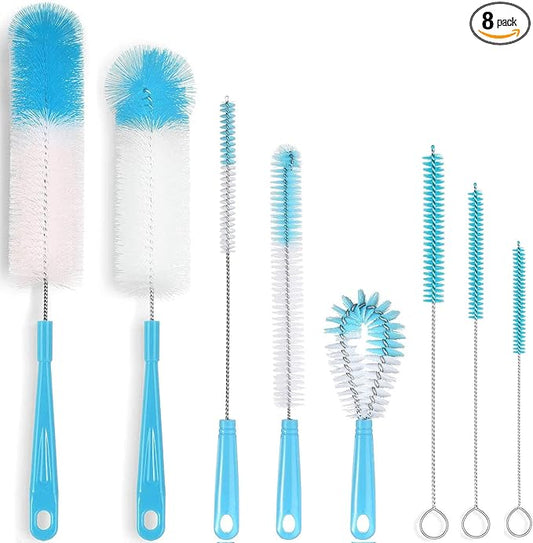 ALINK 8-Pack Bottle Cleaning Brush Set by ALINK