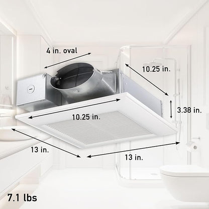 Panasonic WhisperValue Ceiling/Wall Mount Bathroom Exhaust Fan, 50-80-100 CFM - Image 2
