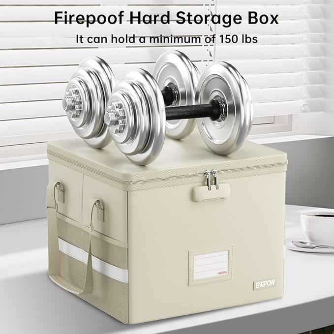 ENGPOW 5200°F File Box Fireproof Document Box - Image 6