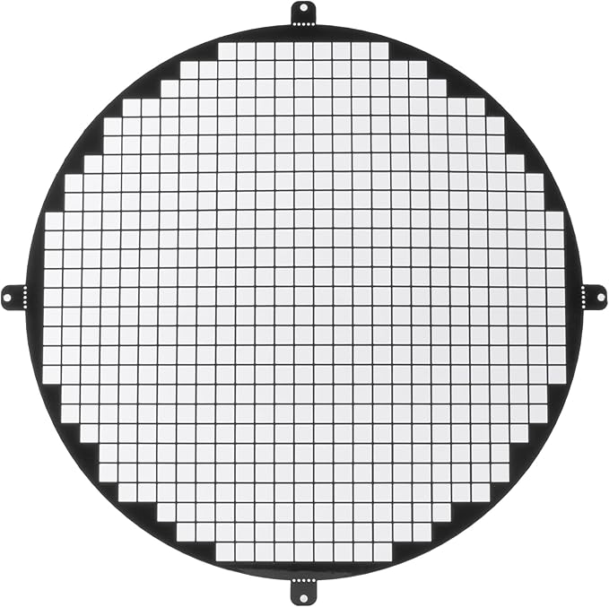 Repa Market 12" Inch Black Galvanized Steel Round Crawl Space Vent Grid by RepaMarket