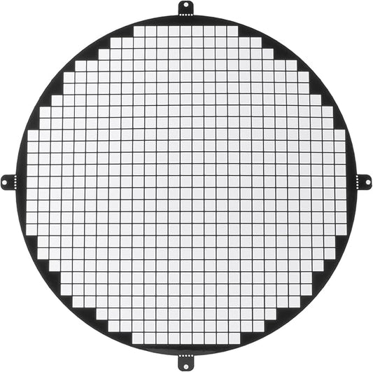 Repa Market 12" Inch Black Galvanized Steel Round Crawl Space Vent Grid by RepaMarket