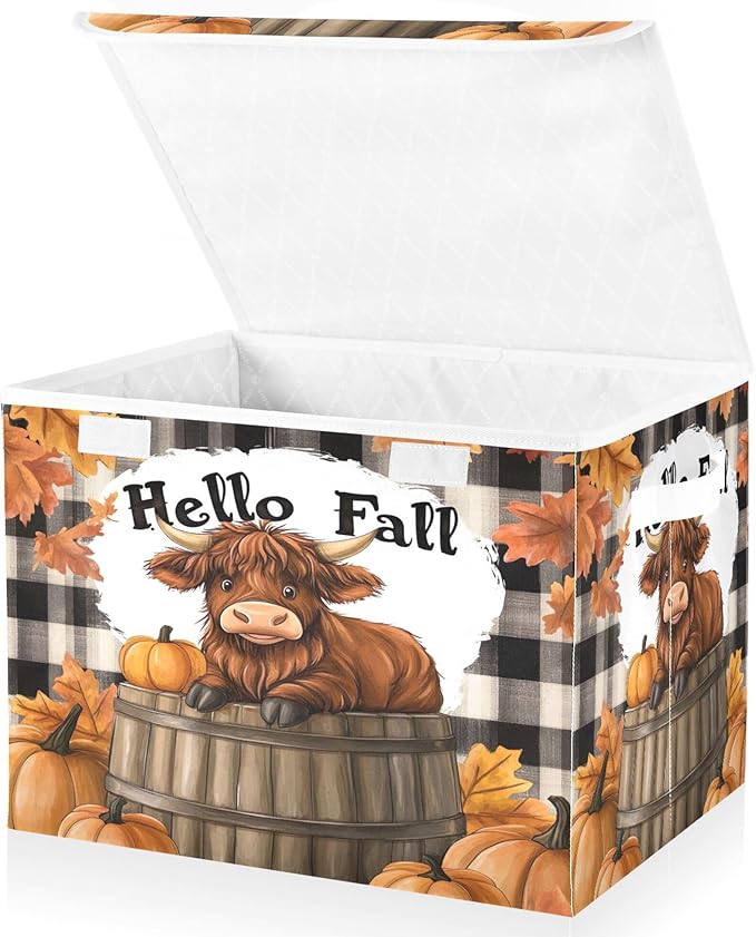 xigua Highland Cows Storage Bins - Image 2