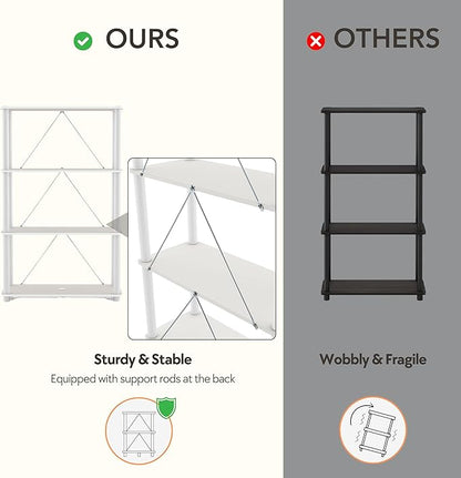 Homes: Inside + Out Apexa Modern 5-Cube Ladder Shelving Units, Collectibles - Image 6