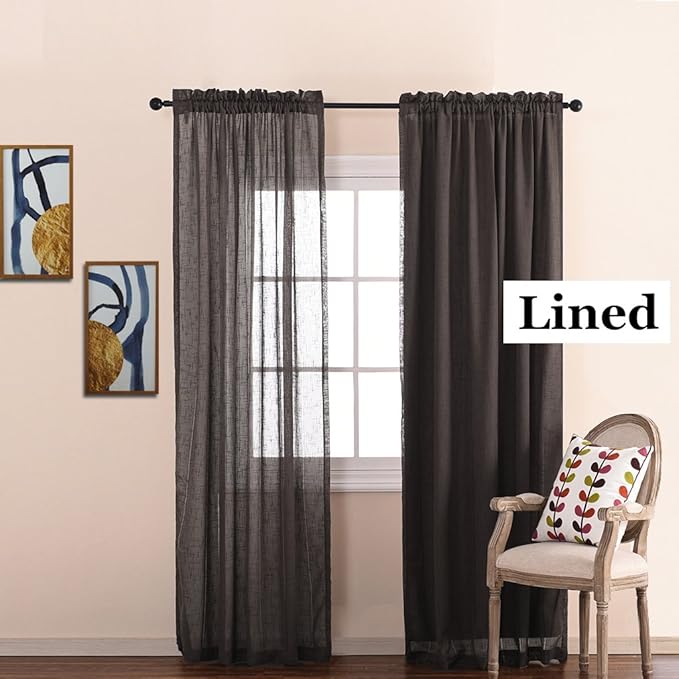 NICETOWN Door Curtains for Doorway, Bonus Curtain Hooks, Each is 27" x 80" - Image 5