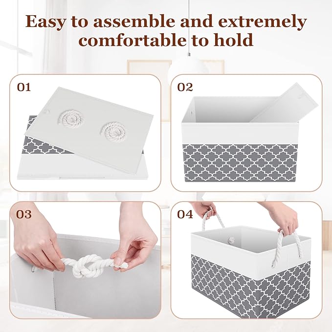 Storage Bin, Collapsible Storage Basket - Image 5