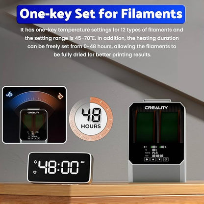 Creality Official Space Pi Filament Dryer Plus, 3D Printer Filament Dryer Box - Image 5
