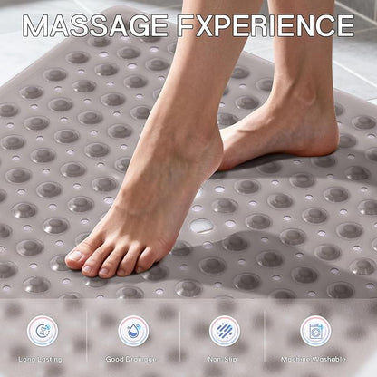Anti-Slip Bathtub Shower mat, 20.8×20.8（Approximately 53×53cm） inch Soft - Image 5