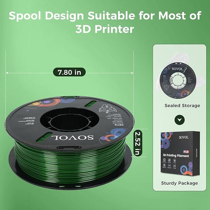 Sovol 3D Printer PETG Filament 1.75mm 1KG, High Precision, Strong Toughness - Image 8