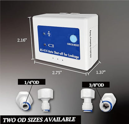 Water Leak Detector with Sensor Alarm, Power Insufficient Detection, Auto - Image 5