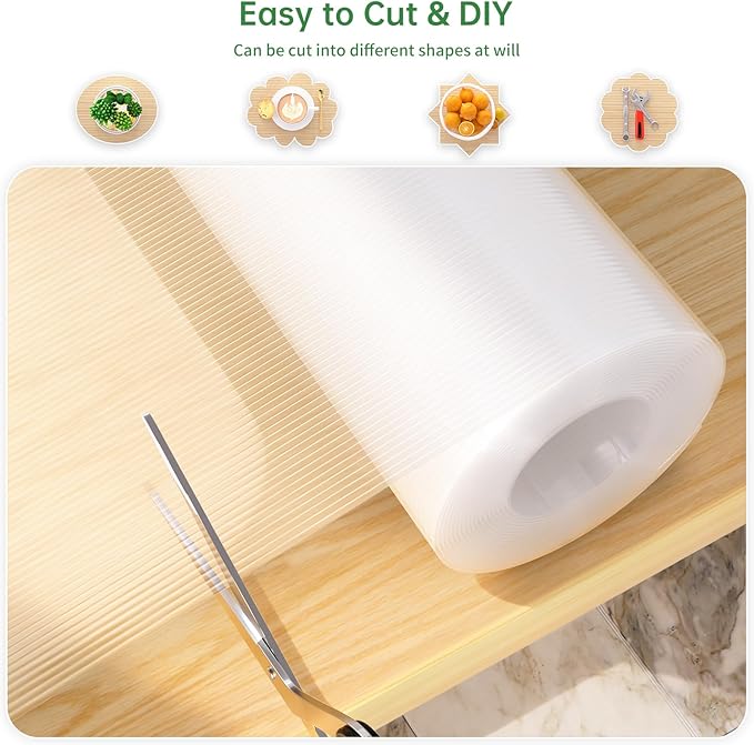 Shelf and Drawer Liner for Kitchen Cabinet, Non-Adhesive 12in x 120in - Image 3