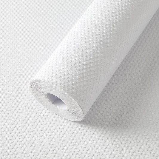 FLPMIX White Cabinet Drawer Liner: Non-Adhesive Kitchen Shelf Liners 10" W x by FLPMIX