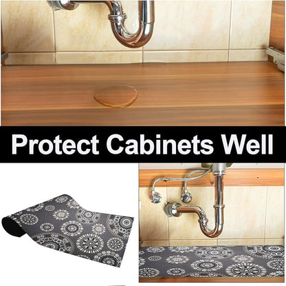 AiBOB Waterproof Under Sink Mat, Absorbent Quick Dry Sink Liners Protect - Image 4