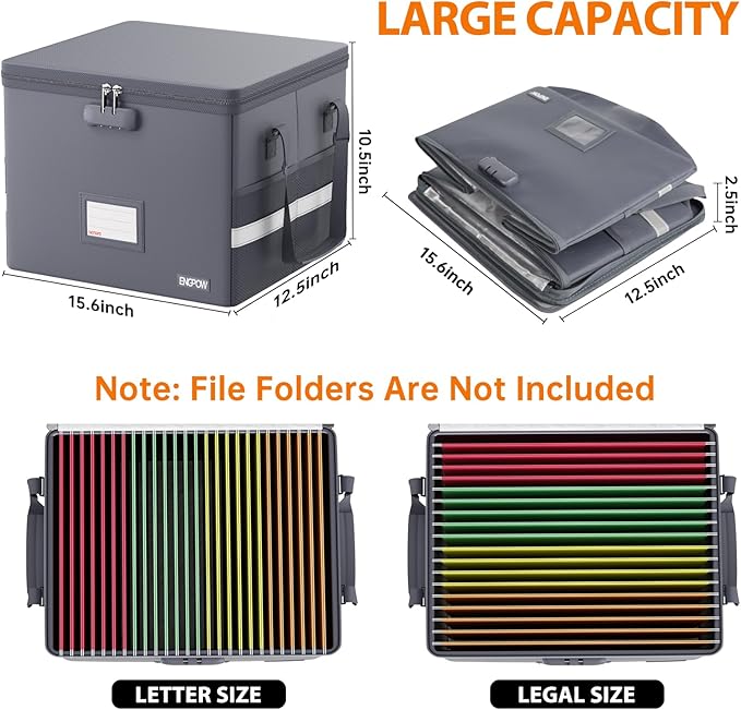 ENGPOW 5200°F File Box Fireproof Document Box - Image 8