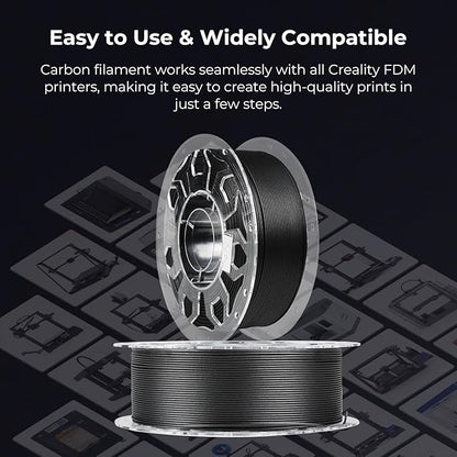 Creality PLA Filament 1.75mm Carbon-Black, 3D Printer Filament 1kg Spool - Image 6
