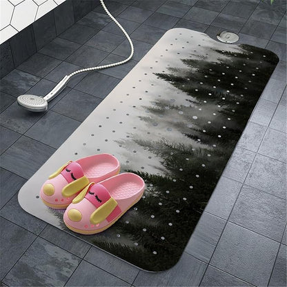 Misty Forest Bathtub Mat Non Slip, Baby Bath Mat - Image 8