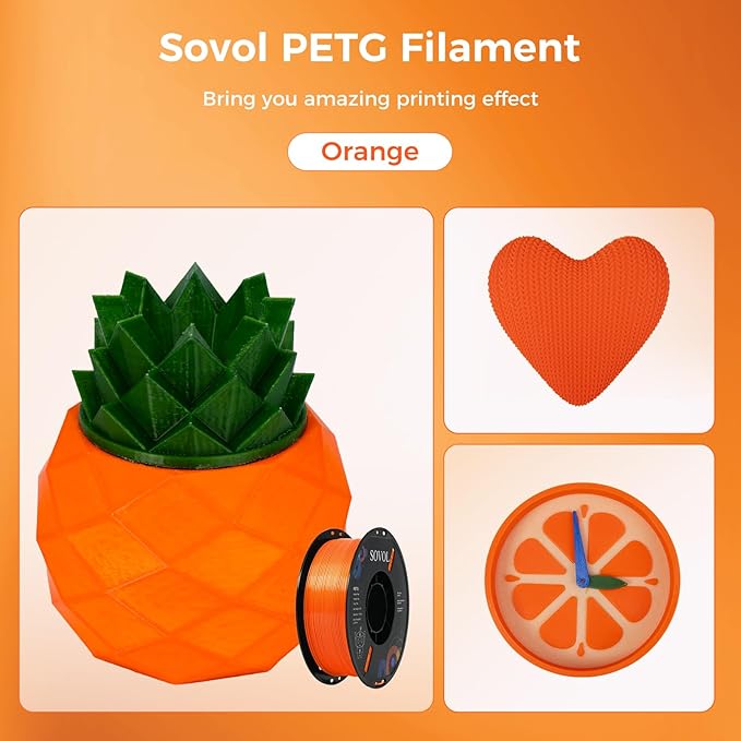 Sovol 3D Printer PETG Filament 1.75mm 1KG, High Precision, Strong Toughness - Image 3