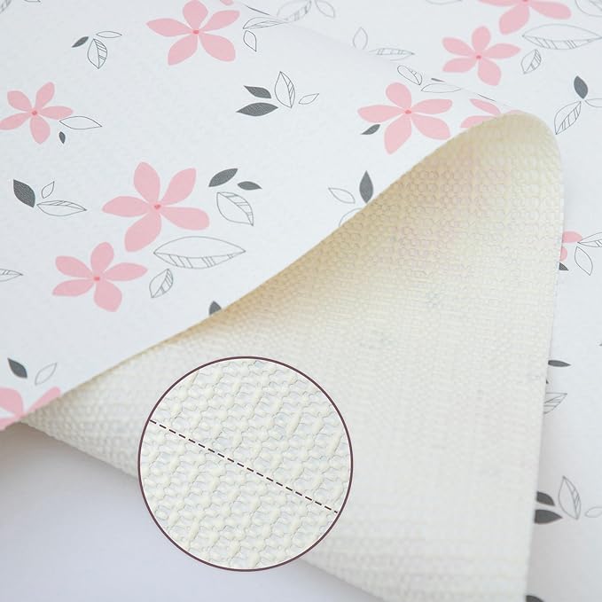 2 Rolls 18" W x 96" L Floral Drawer and Shelf Liner - Image 7