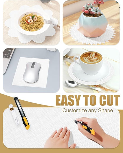 Shelf Liners for Kitchen Cabinets Non-Adhesive, Non-Slip Thickened Shelf Paper - Image 6