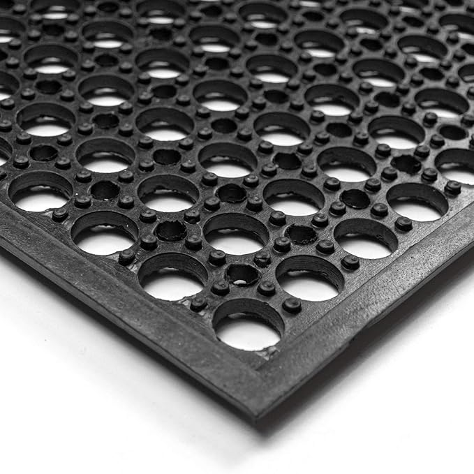 Yesland Rubber Door Mat 36 x 24 Inches, Durable Restaurant Kitchen Non-Slip Bar - Image 5