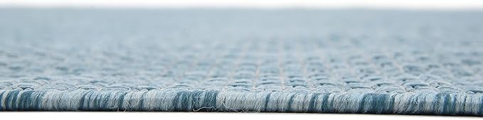 Unique Loom Collection Casual Transitional Solid Heathered Indoor/Outdoor - Image 9