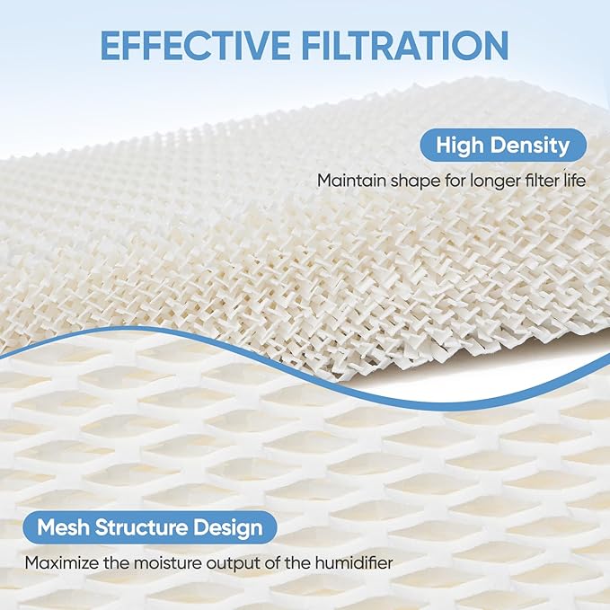 4 Pack HAC-504 Humidifier Wicking Filter Compatible - Image 3