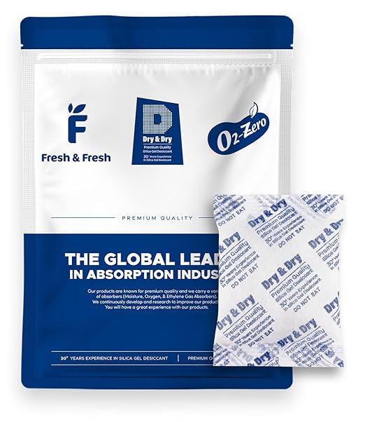 Dry & Dry 50 Gram Silica Gel Packets, Desiccants by DryDry