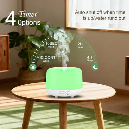 Aromatherapy Diffuser, 300ML Remote Control Essential Oil Diffusers, Ultrasonic - Image 4