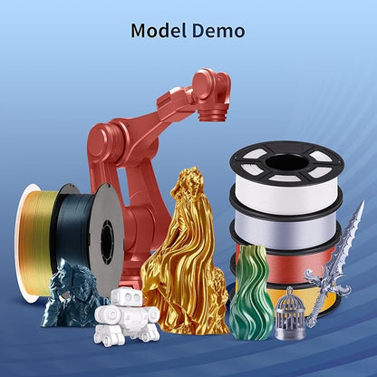 ANYCUBIC Silk Filament, Clog-Free Shiny 3D Printing PLA Filament 1.75mm - Image 6