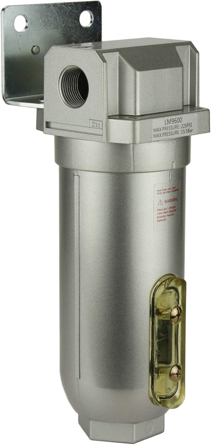 3/4" Compressed Air In Line Desiccant Dryer Moisture Water Filter Trap LM966N - Image 2