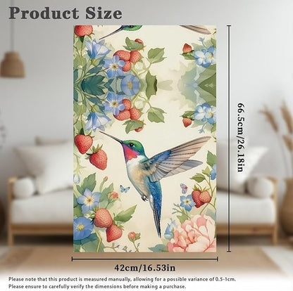 Hummingbird Strawberry Recline Chair Headrest Cover Lightweight Headrest - Image 7