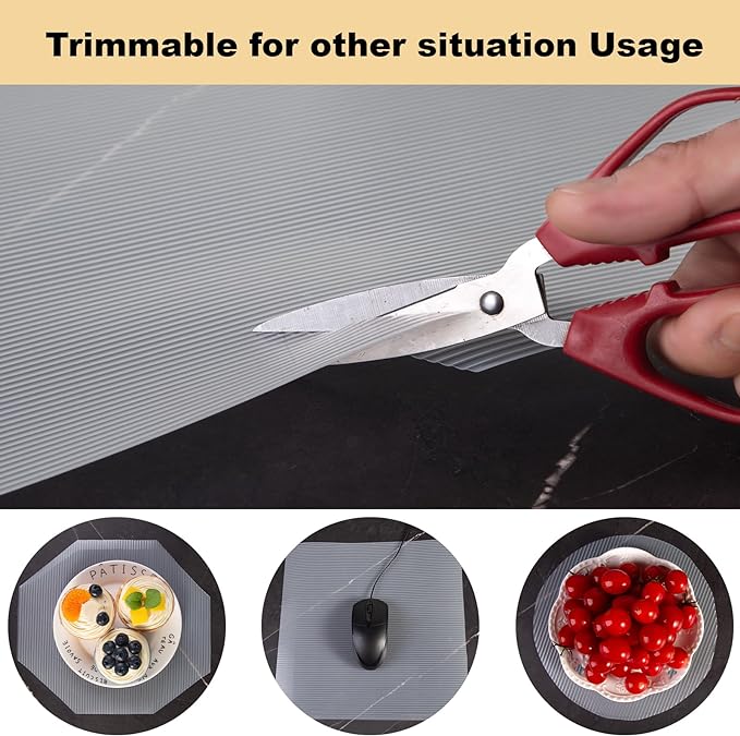 2 Rolls Thickened Shelf Liner, 16 in x 20 FEET Non-Slip Cabinet Liner, Washable - Image 5