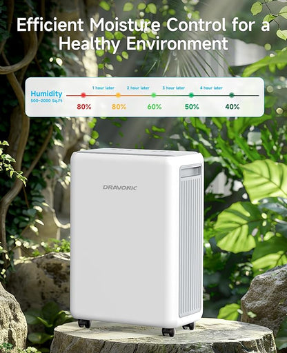 2000 Sq. Ft Dehumidifier for Basement, 30 Pint Dehumidifiers for Home, Bedroom - Image 3