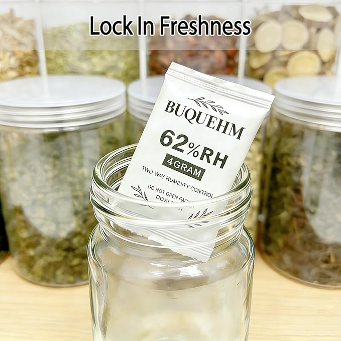 62% Size 4g, 20 Pack Two-Way Humidity Control Packs – Hydration Packets & - Image 4