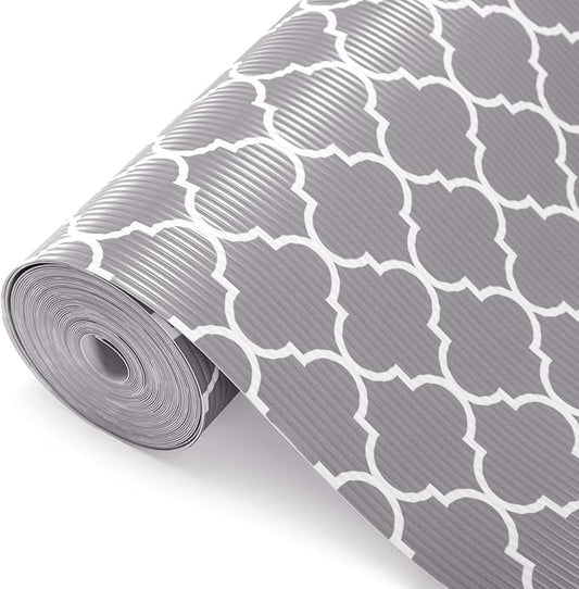 Glotoch Shelf Liner for Kitchen Cabinets Non Adhesive, Waterproof Shelf Paper by GlotochExpress
