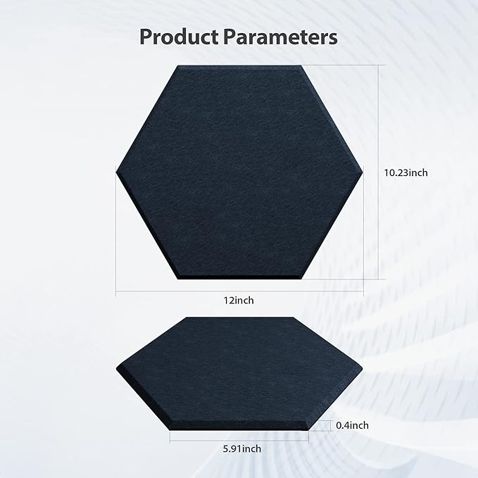 12 Pack Acoustic Panels Self Adhesive Sound Proof Foam, High Density Sound - Image 6