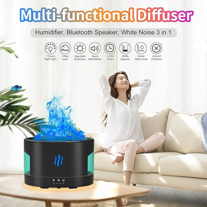 Oil Diffusers for Home large Room, 450ml Visible Water Tank, Air Diffuser - Image 2