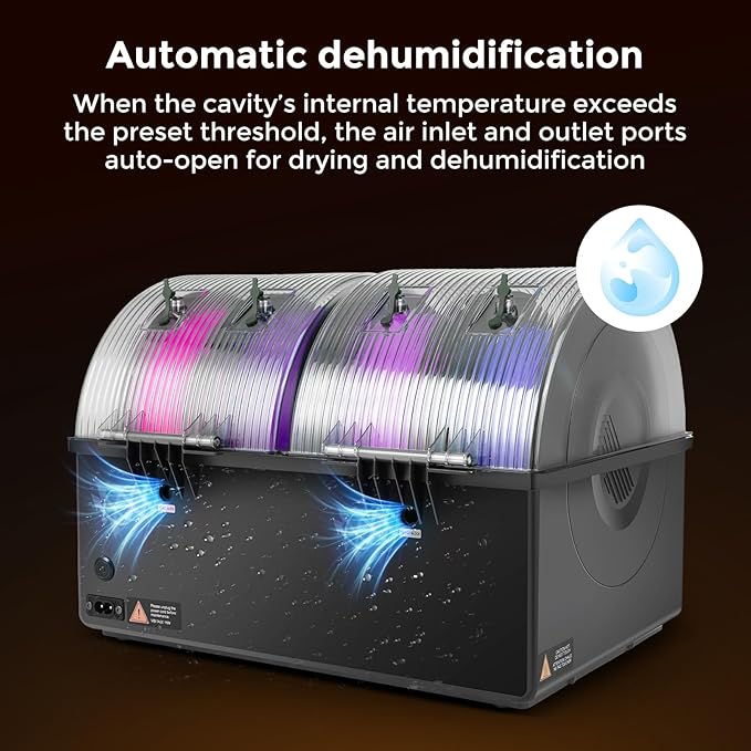 Comgrow Filament Dryer 4 Spools, SH03 Filament Storage Box, 200W PTC Heats Up - Image 5