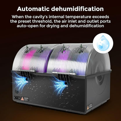Comgrow Filament Dryer 4 Spools, SH03 Filament Storage Box, 200W PTC Heats Up - Image 5